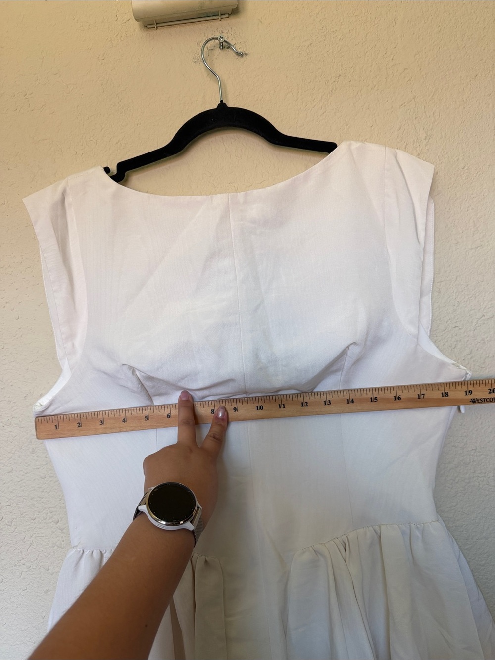 HOUSE OF CB 'Enchant' White Open Back Mini Dress NWOT size XL regular length - Picture 11 of 12